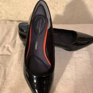 Rockport Total Motion Trutech Black Flats Shoes * sz 7 M